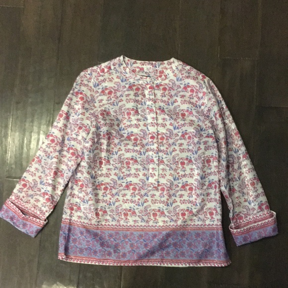 J. Crew Tunic in Iris block print - Picture 5 of 7